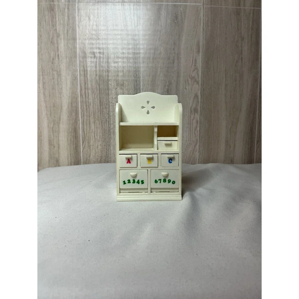 Calico Critters or Similar Hutch Nursery Storage Dollhouse Miniatures